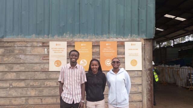 A photograph of STTA Young Change-Makers at TakaTaka Solutions